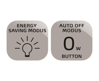 Programuojamas energijos tausojimo režimas, programuojamas automatinis išjungimas ir 0 vatų jungiklis automatiniam išjungimui užtikrina, kad „Caffeo Varianza CSP“ turėtų šiuolaikiškas energijos tausojimo funkcijas.